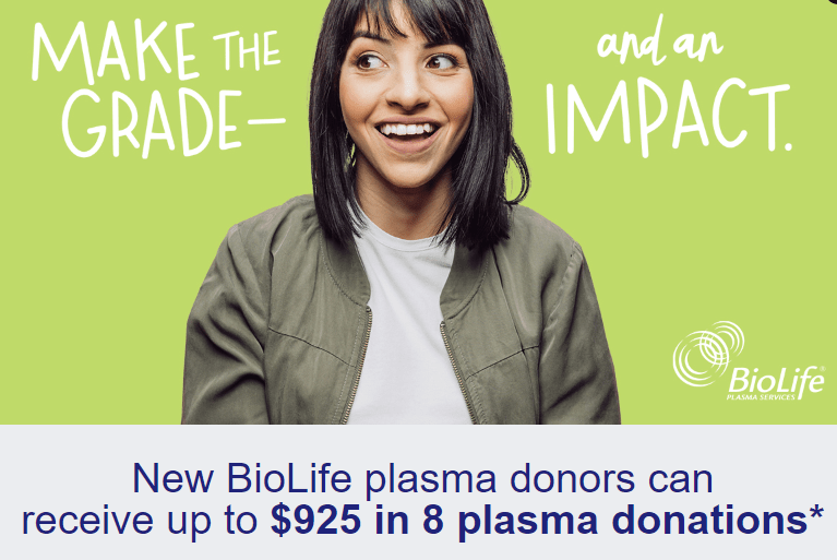 1. Biolife Plasma Services Coupons & Promo Codes 2021 - wide 3